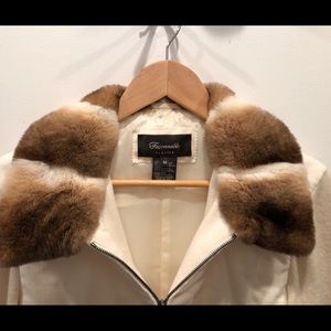 Faconabble Rabbit fur & cashmere jacket